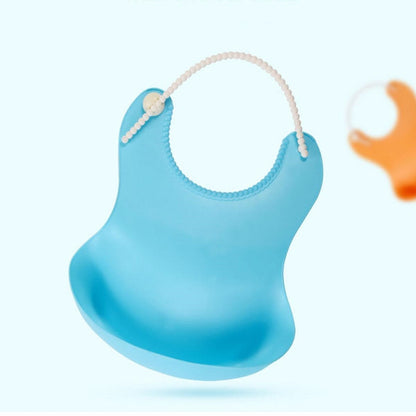 Starixa® Çocuk Bebek Mama Önlüğü Dökülme Engelleyici Bükülebilir Mavi