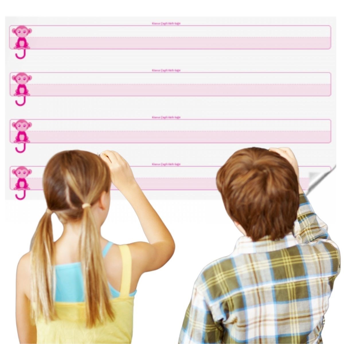 Starixa® Lined Smart Paper Whiteboard Leaves No Trace on the Wall Static Compliant with New Curriculum 100x56cm