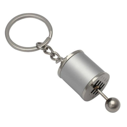 Starixa® Hareketli Araba Vites Anahtarlık Altı Hız Manuel Vites Dişli Shifter Topuzu Metal Anahtarlık