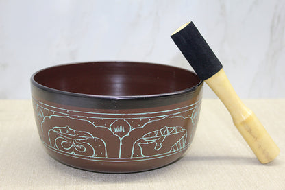 Brass Meditation Singing Bowl Model 1