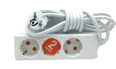 3-WAY 2M EXTENSION CORD POWER STRIP (5347)