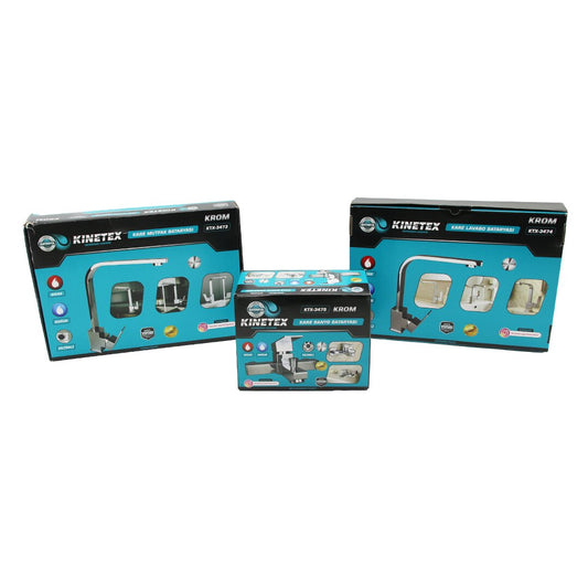 3LÜ KARE SET AÇ KAPA KROM BATARYA MUSLUK FİLTRELİ KARE BANYO+KARE EVYE MUTFAK+KARE LAVABO (5347)