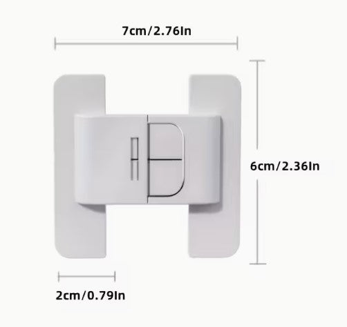 4 Adet Buzdolabı, Çekmece ve Dolap Kapağı Çocuk Kilidi (5347)