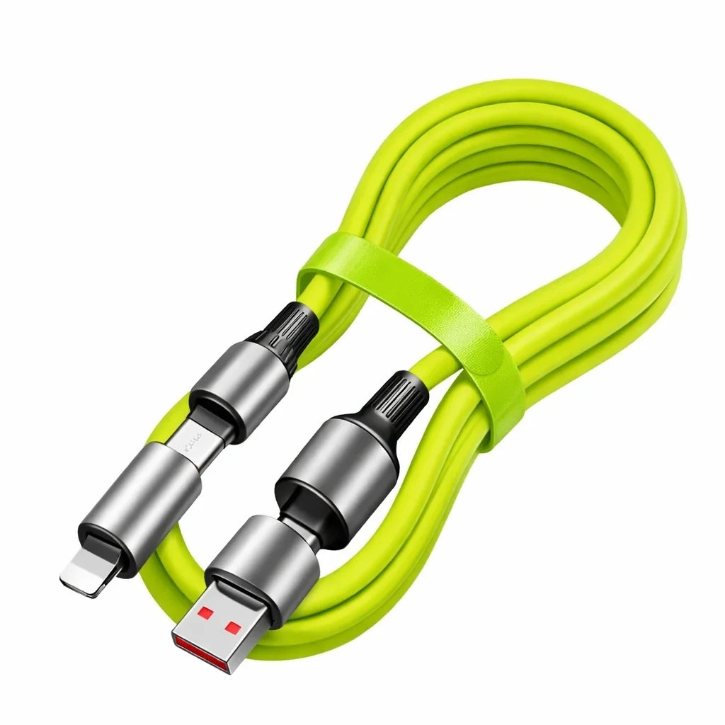 4-in-1 240W PD Hızlı Şarj Kablosu - Type-C Lightning Destekli PL-8632 (5347)