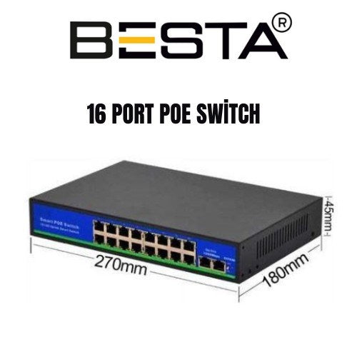 5 MP 1440P 10 İÇ MEKAN KAMERALI DAHİLİ MİKROFONLU IP POE Güvenlik Seti