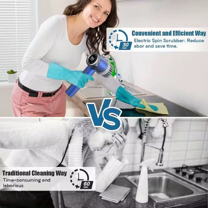 Professional 5-in-1 Rechargeable Cleaning Brush