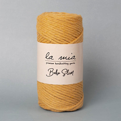 La Mia Boho Slim Mustard Hand Knitting Yarn - L133 - 34251