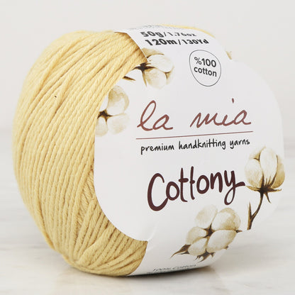 La Mia Cottony Yellow Baby Hand Knitting Yarn - P15-L015 - 33562