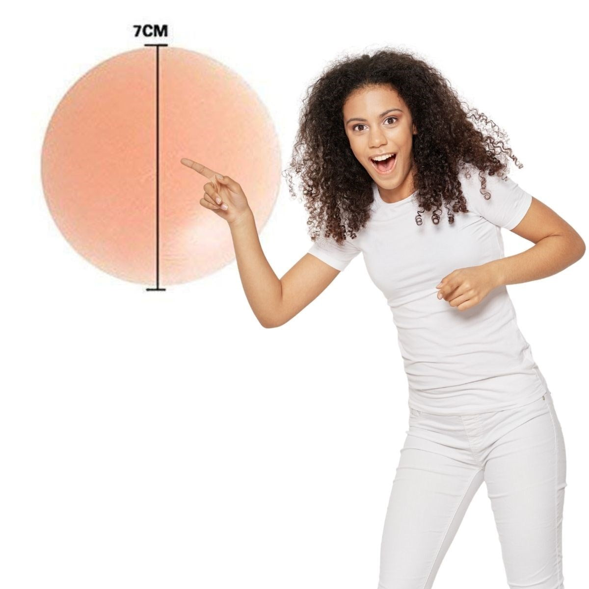 Starixa® Silikon Göğüs Ucu Kapatıcı Gizleyici Bant Aparat  Nipple Pad