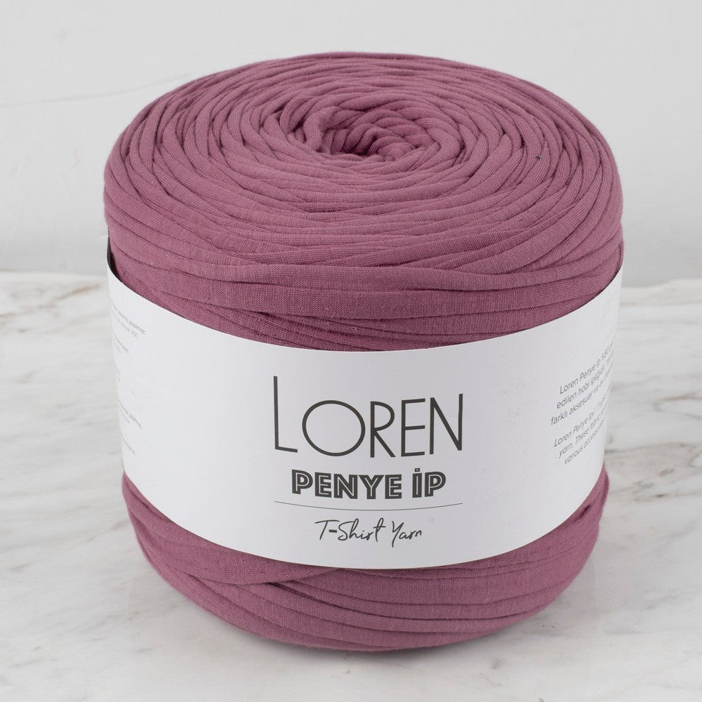 Loren Penye Fabric Hand Knitting Yarn Dried Rose - 88 - 34270