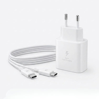 45W Süper Hızlı Şarj Adaptörü USB-C PD 3.0 PPS Fast Charger + 5A Type-C to Type-C Kablo (5347)