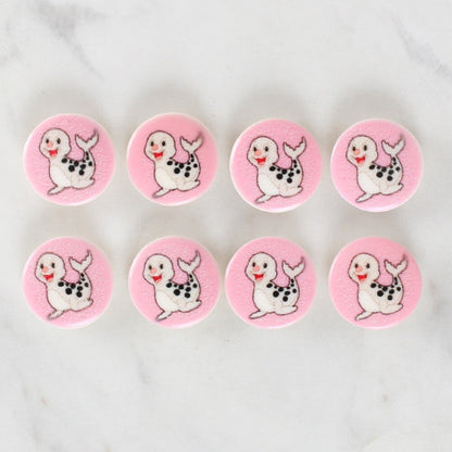 Loren Crafts 8-Piece Seal Button - 1037