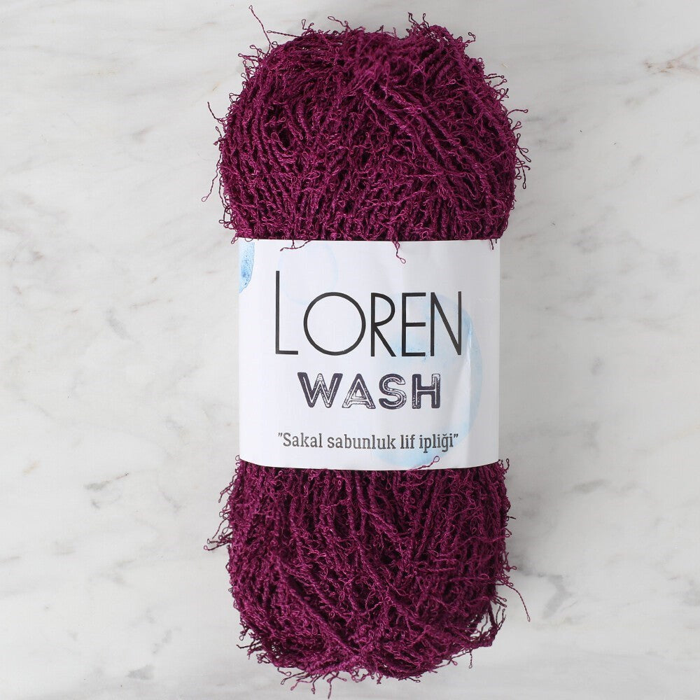 Loren Wash Plum Hand Knitting Yarn - R139 - 34030