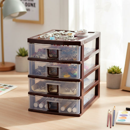 Mini 4-Drawer Bedside Organizer