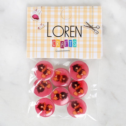Loren Crafts Duck Button 8-Pack - 1209