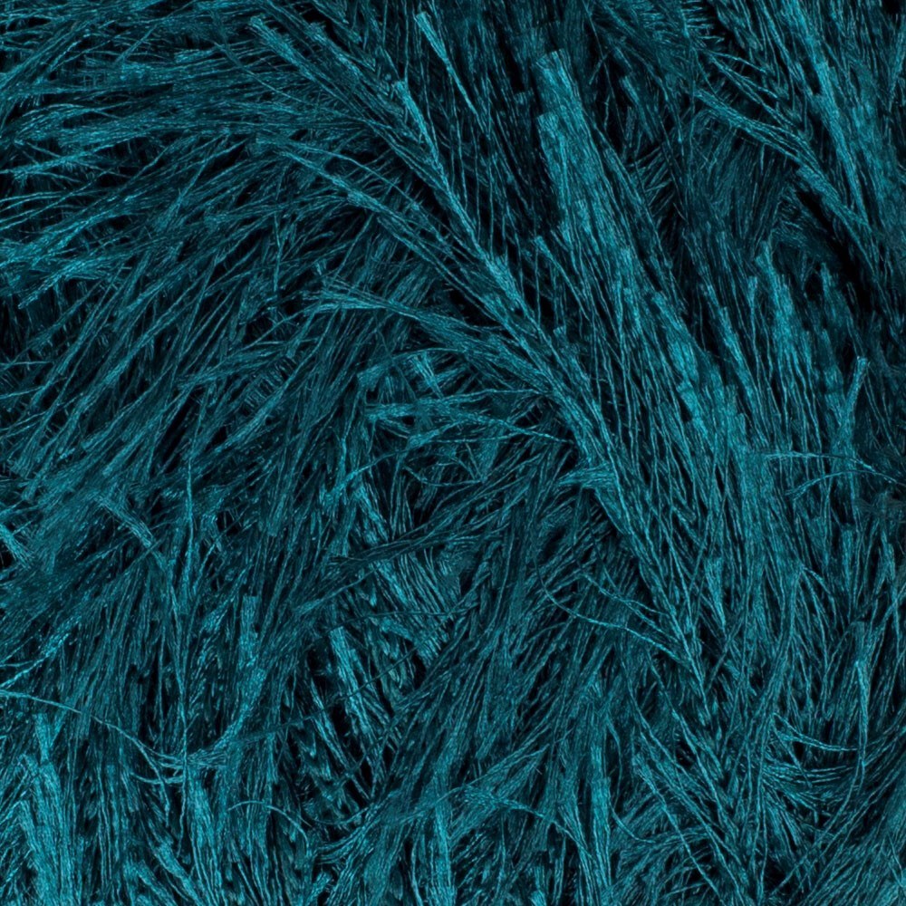 Loren Furry Petroleum Blue Hand Knitting Yarn - RF039 - 34057