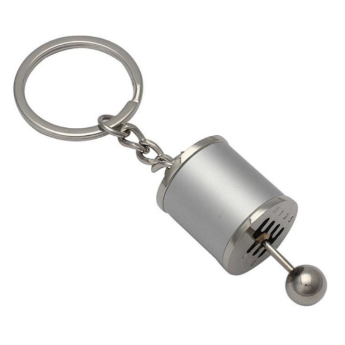 Starixa® Hareketli Araba Vites Anahtarlık Altı Hız Manuel Vites Dişli Shifter Topuzu Metal Anahtarlık