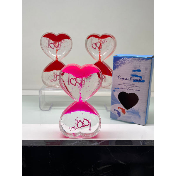 Heart-Shaped Gel Hourglass
