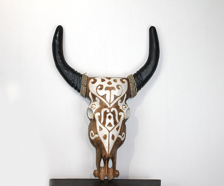 Wall-Mounted Buffalo Head