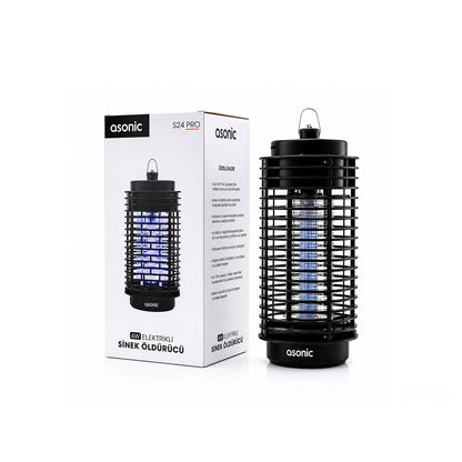 4W - SİYAH KOKUSUZ TAŞINABİLİR LED MAVİ IŞIKLI SİNEK ÖLDÜRÜCÜ S24 PRO (5347)