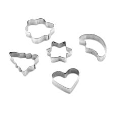 5 PARÇA  METAL BİSKÜVİ KURABİYE KALIP (5347)
