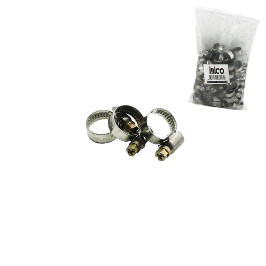 50 ADET 13-19MM METAL HORTUM KELEPÇE TORK AYARLI - AYARLANABİLİR KLİPS (5347)