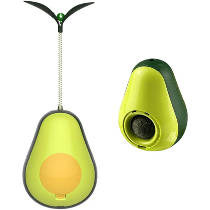 Avocado Shaped Catnip and Food Dispensing Cat Toy