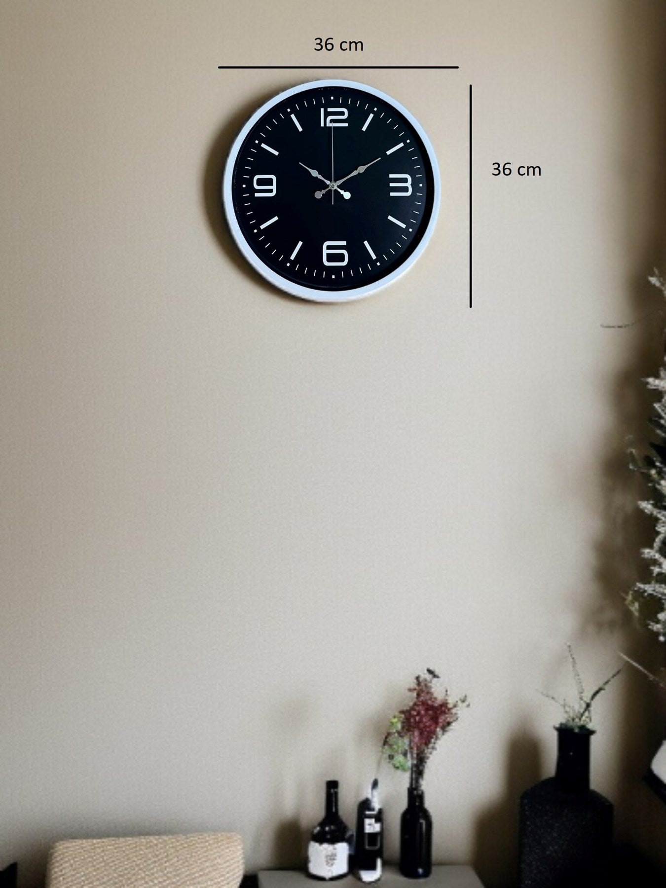 36 Cm Modern Dekoratif Duvar Saati