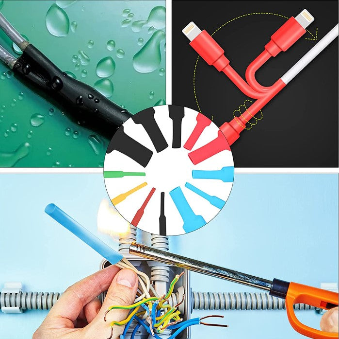 560-Piece Heat Shrink Tubing Cable Sleeve Kit (5347)