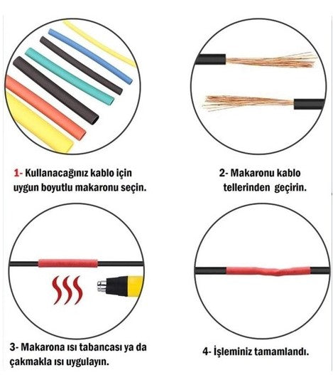 560-Piece Heat Shrink Tubing Cable Sleeve Kit (5347)