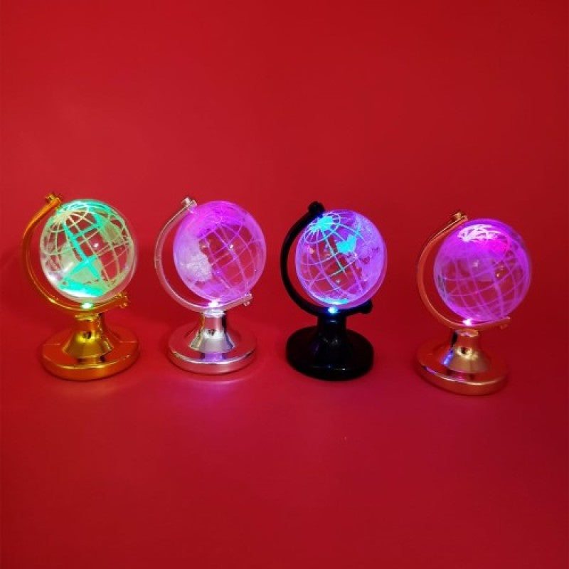 Mini Illuminated Glass Crystal World