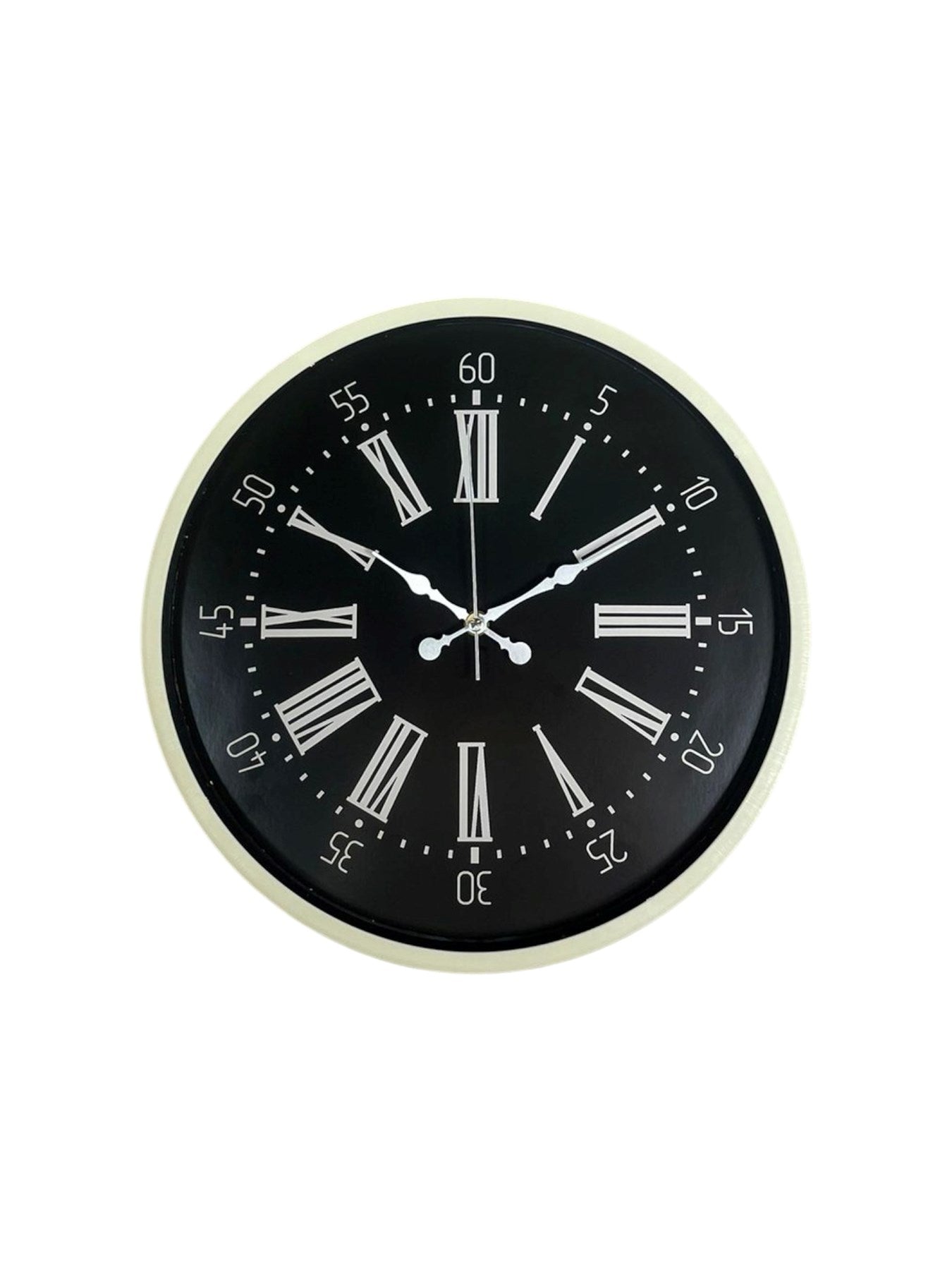 36 Cm Krem Modern Duvar Saati