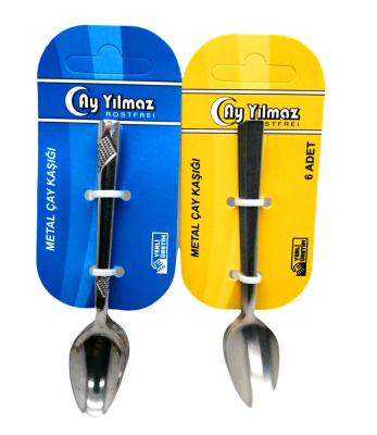 6 PARÇA  METAL ÇAY KAŞIK (5347)