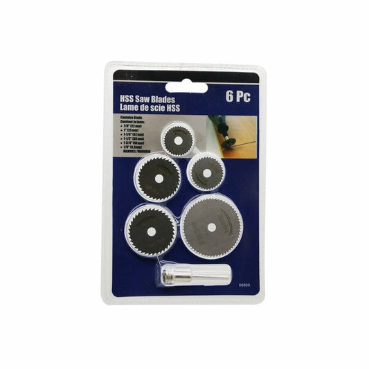 6 PARÇA MİNİ YUVARLAK TESTERE BIÇAKLARI 22---44MM (5347)