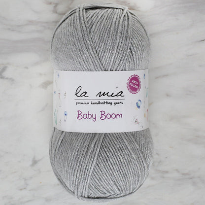 La Mia Baby Boom Grey Hand Knitting Yarn - 1111 - 34452