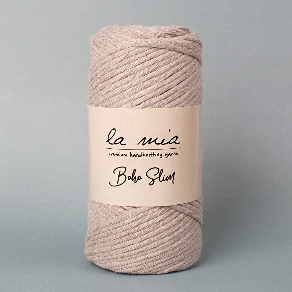 La Mia Boho Slim خيط حياكة يدوي بيج - L156 - 34252