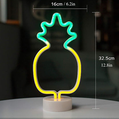 Pineapple Neon LED Lamp