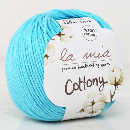 خيط كروشيه أطفال La Mia Cottony Turquoise - P29 - 33661
