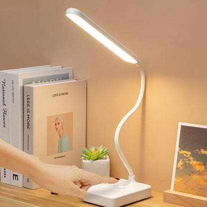 Starixa® İnce Uzun USBli Dokunmatik 3 Kademeli 360 Derece Özel Göz Korumalı led Lityum Masa Lambası