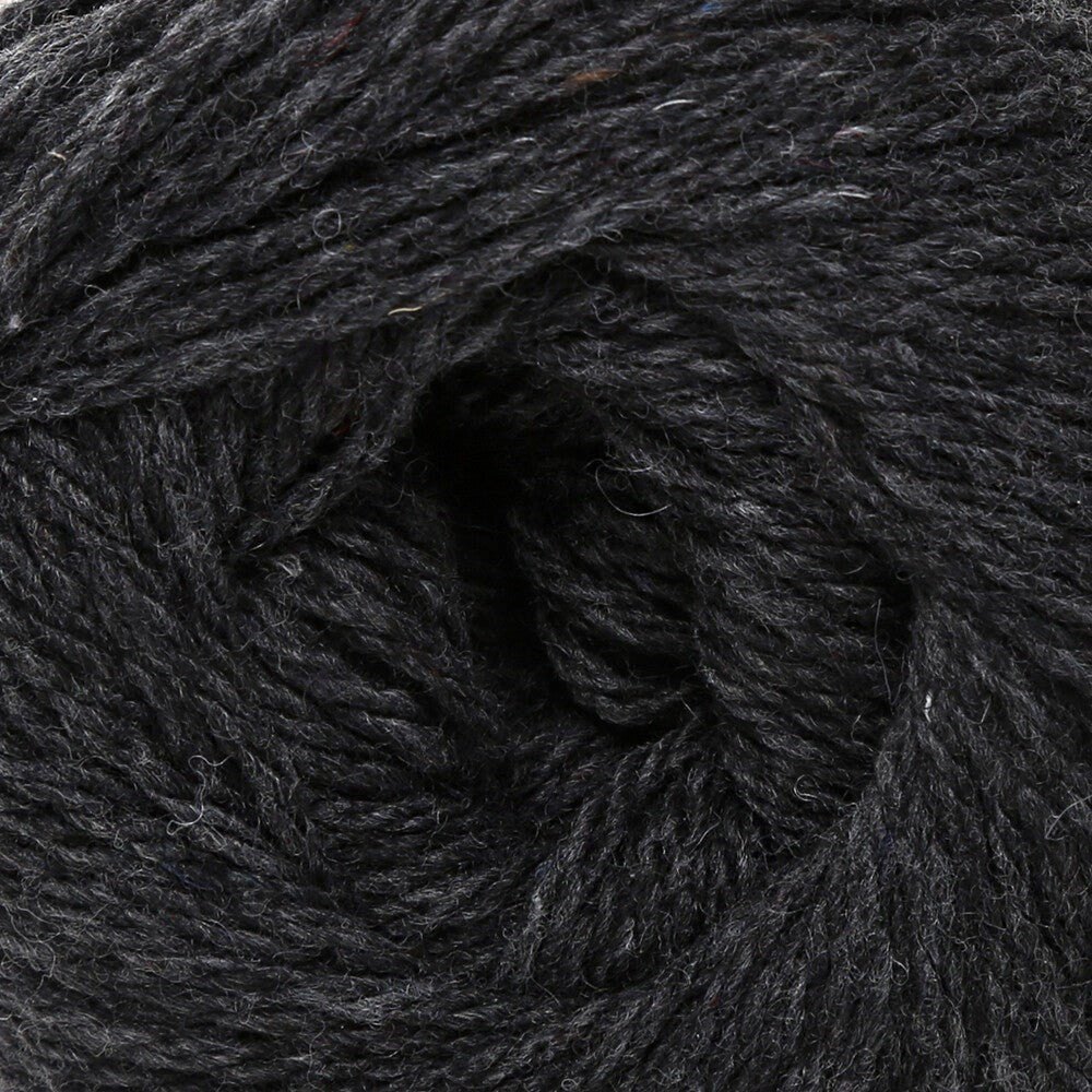 La Mia Re-Tweed Dark Grey Melange Hand Knitting Yarn - L158