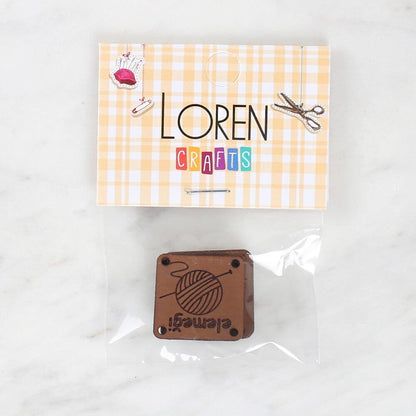 Loren Crafts شارات جلدية يدوية الصنع 5 قطع - 1585