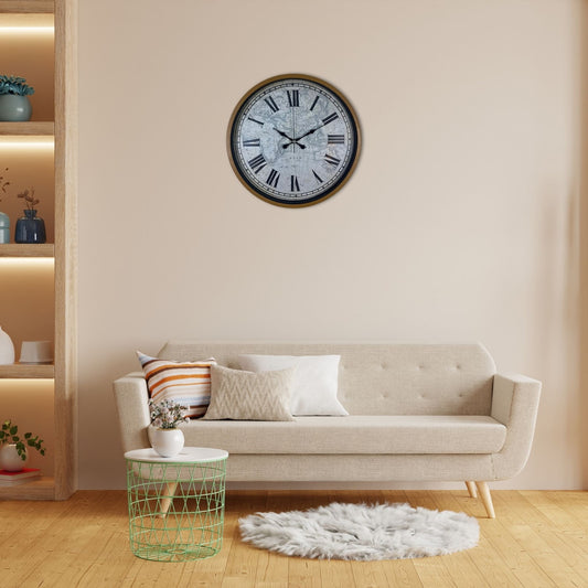 Kahverengi 36 Cm Atlas Tasarım Duvar Saati