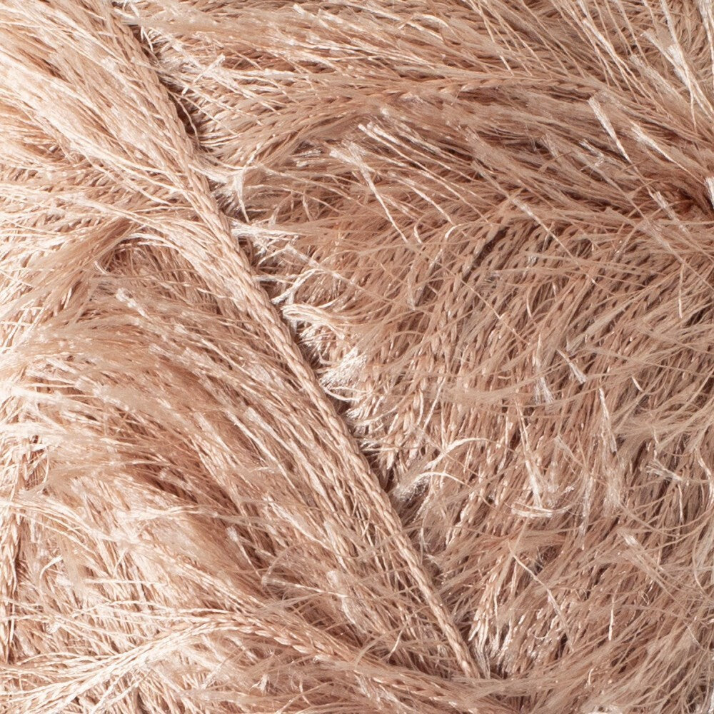Loren Furry Beige Hand-Knitted Yarn - RF053 - 34060