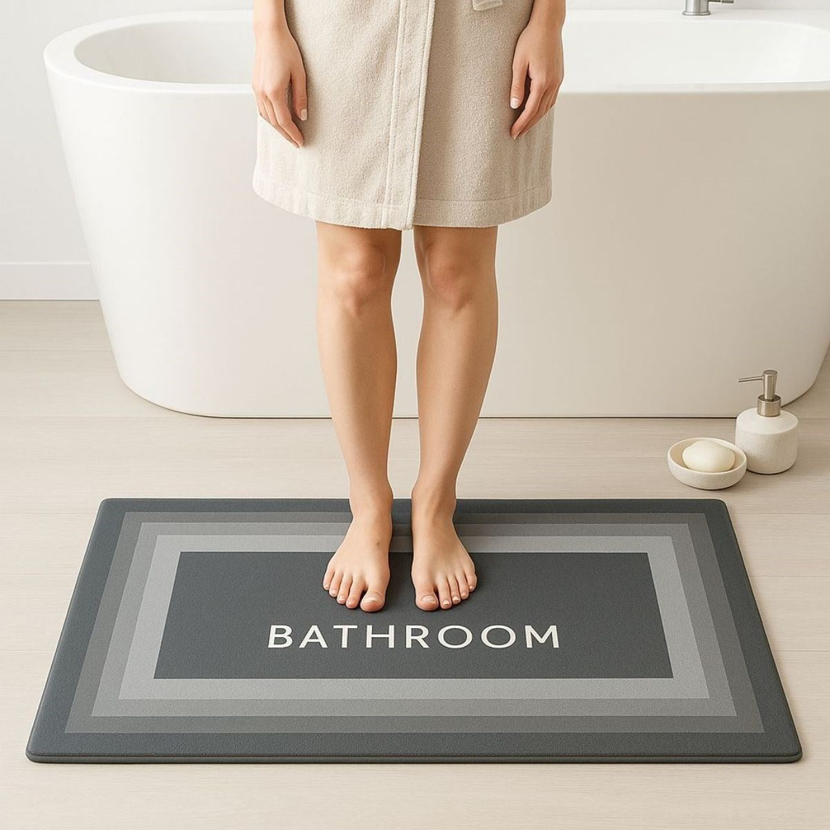 Starixa® Sihirli Süper Su Emici Kaymaz Tabanlı Uzun Paspas 40*120 cm
