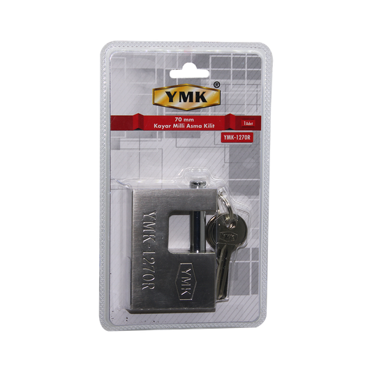 70MM GRİ KAYAR MİLLİ ASMA KİLİT (5347)