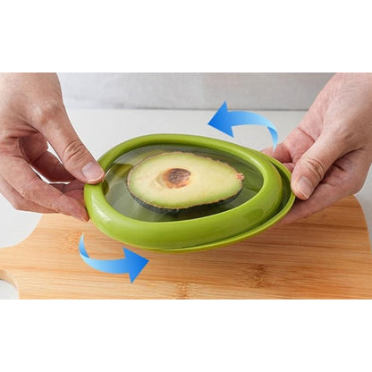 Flexible Avocado-Shaped Food Storage Box