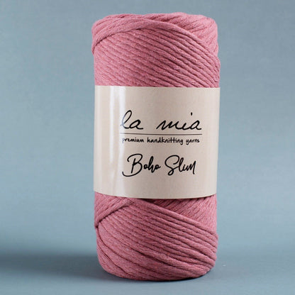 La Mia Boho Slim Rose Pink Hand Knitting Yarn -L090 - 34196