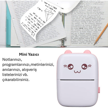 Cute Mini Portable Printer