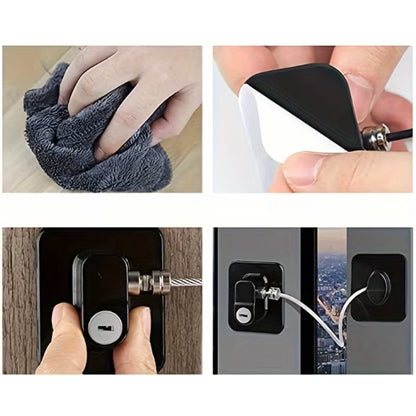 Black Plate Rope Safety Lock