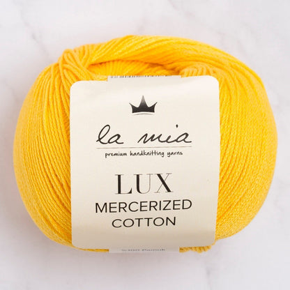 La Mia Lux Mercerized Cotton Dark Yellow Hand Knitting Yarn - 181 - 33754